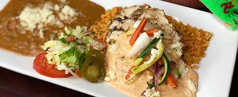 Chipotle Chicken Breast at Guadalajara Grill, Bar, & Table Side Salsa in Tucson Arizona. Chipotle Chicken Breast at Guadalajara Grill, Bar, & Table Side Salsa in Tucson Arizona.